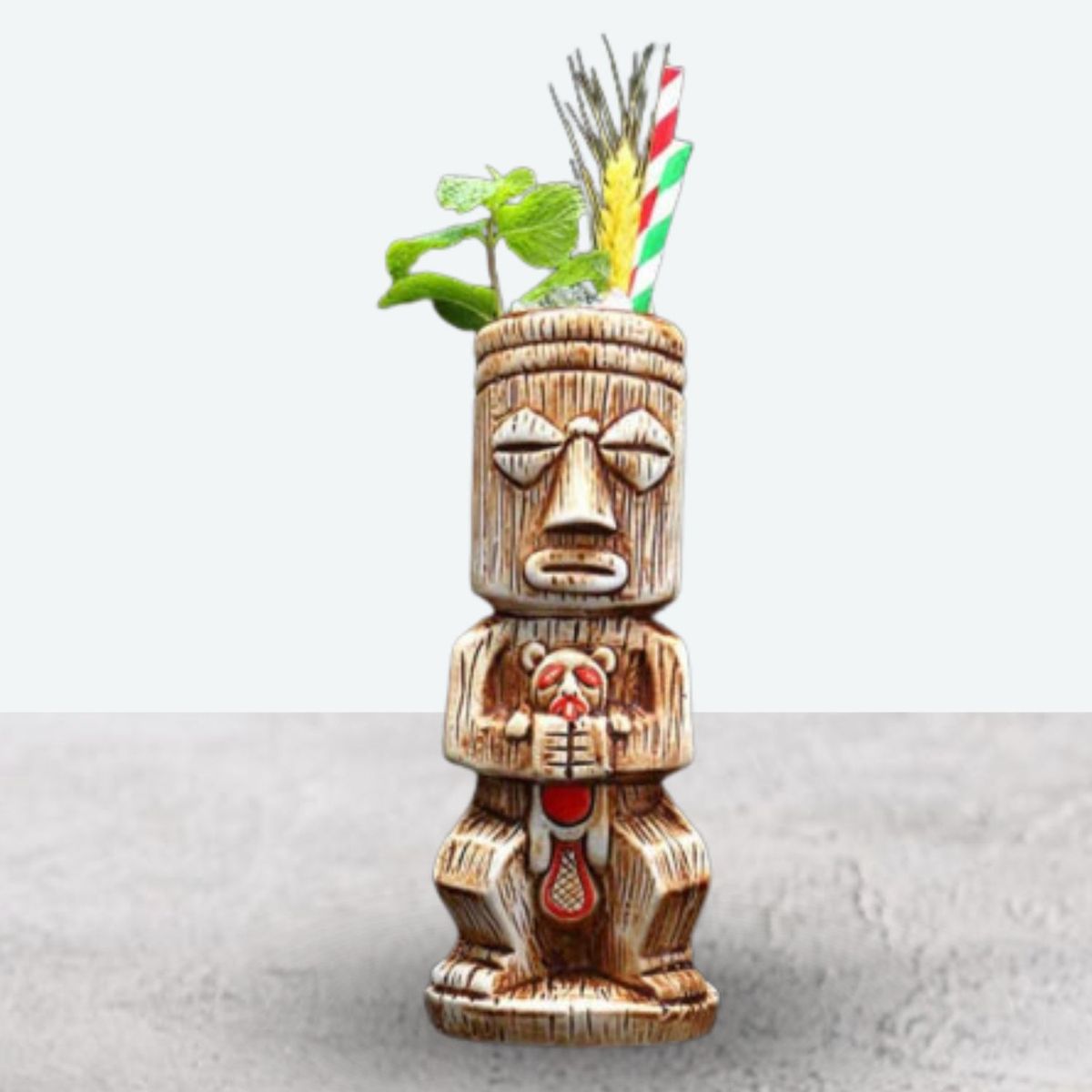 GENERICO - Copa Tiki de Cóctel Hawaiana JSY 400 ML