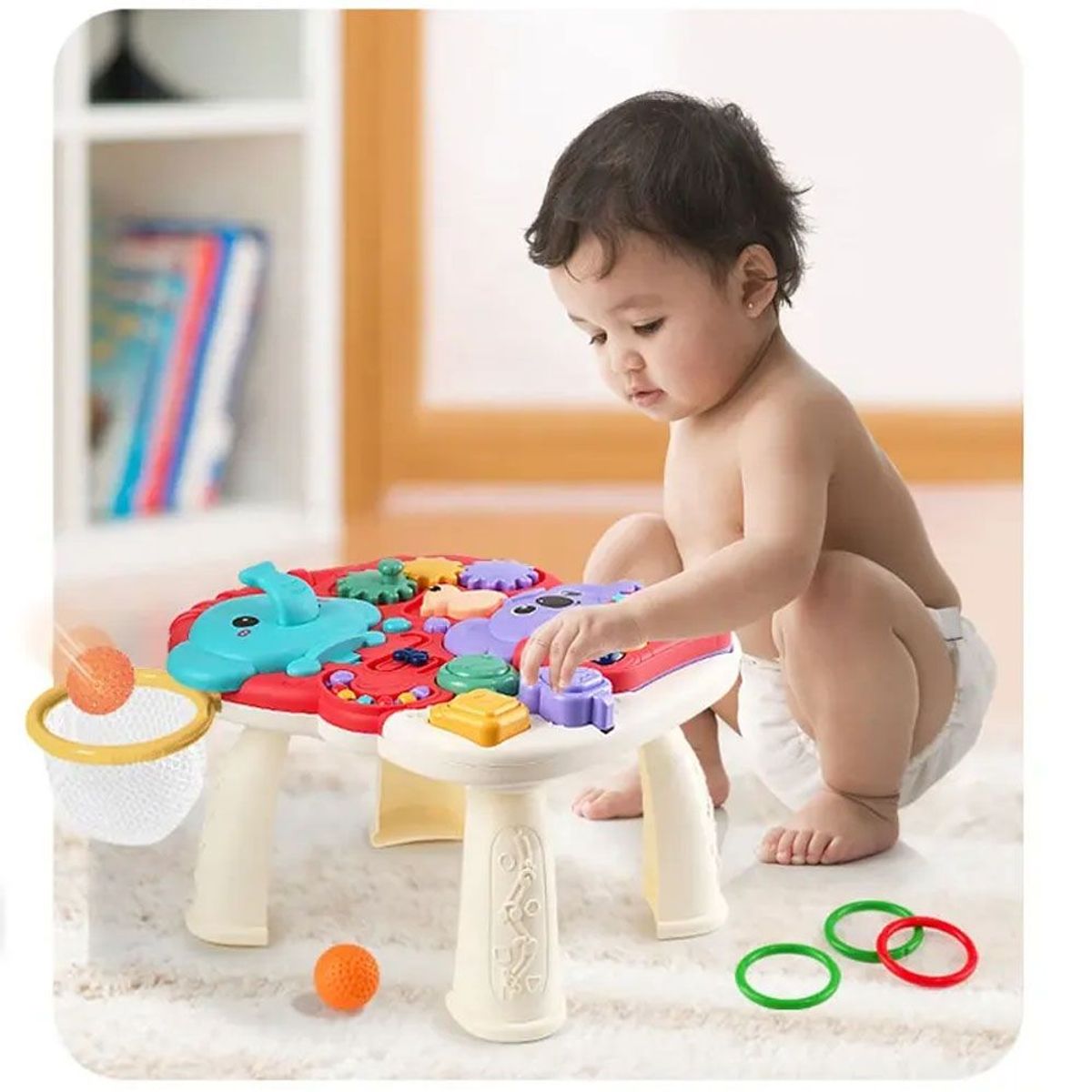 YINGLING - Mesa de Aprendizaje Interactiva Multifuncional para Bebés
