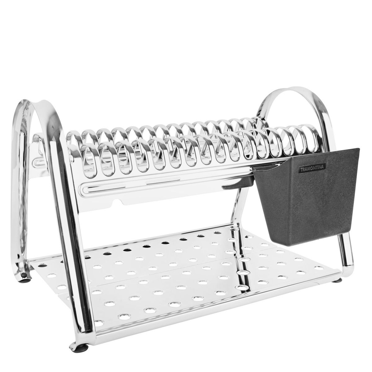 TRAMONTINA - Escurridor de Platos Acero Negro