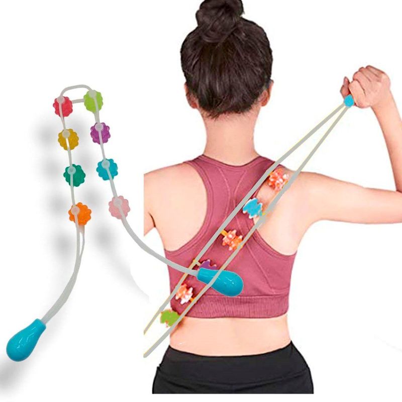 GENERICO - Herramienta de Cuerda con Rodillo para Masaje