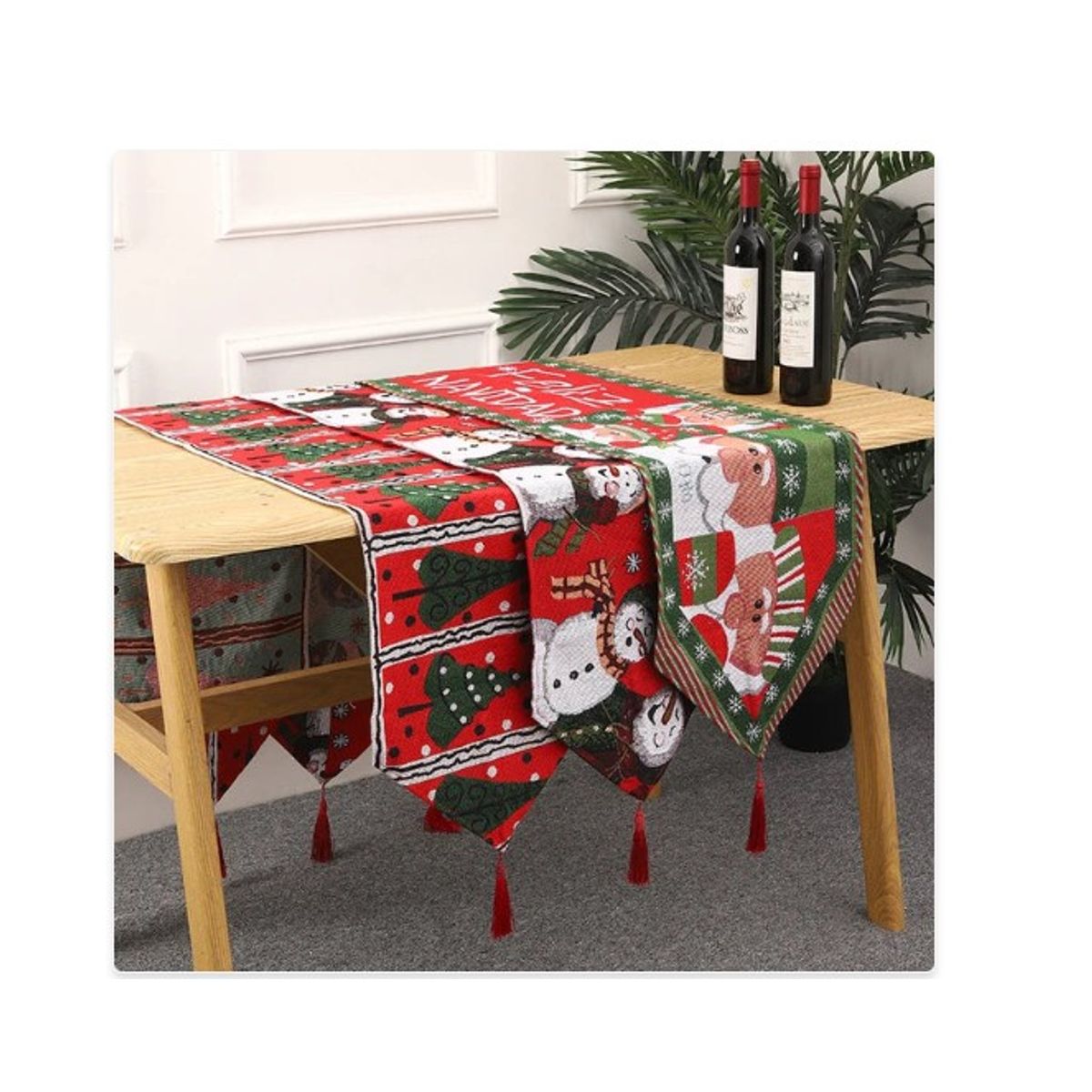 GENERICO - camino  de mesa navidad tendencia