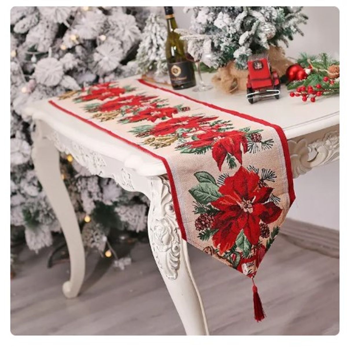 GENERICO - camino  de mesa navidad tendencia