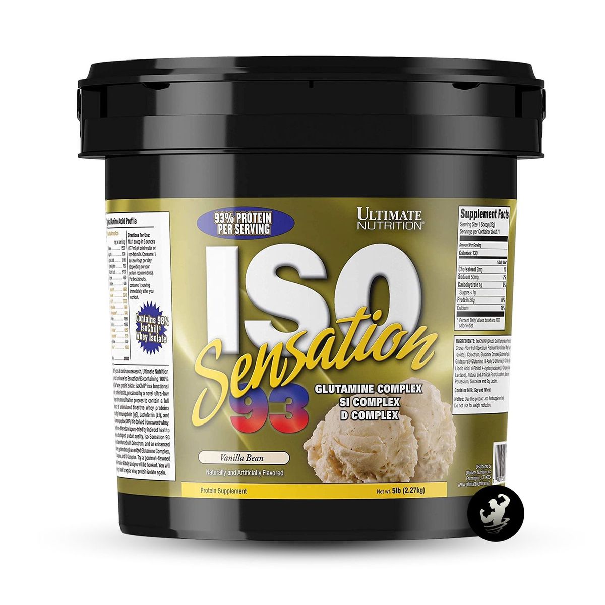ULTIMATE NUTRITION - Iso Sensation 93 5 lb - Vanilla Bean