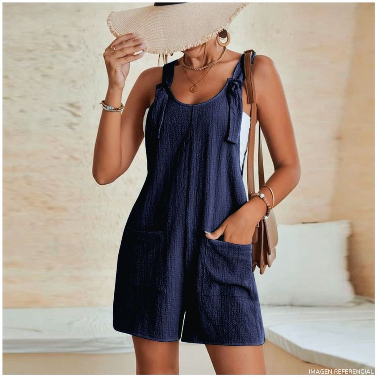 ROSUE - Overol short otoño primavera verano mujer Standart