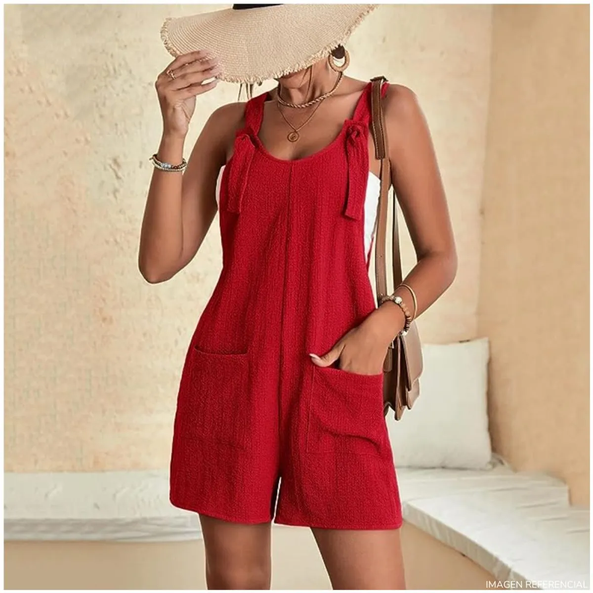 ROSUE - Overol short otoño primavera verano mujer Standart