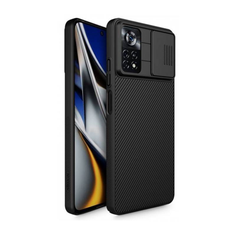 NILLKIN - Xiaomi Poco X4/X4 Pro Case Funda Nillkin Camshield - Negro