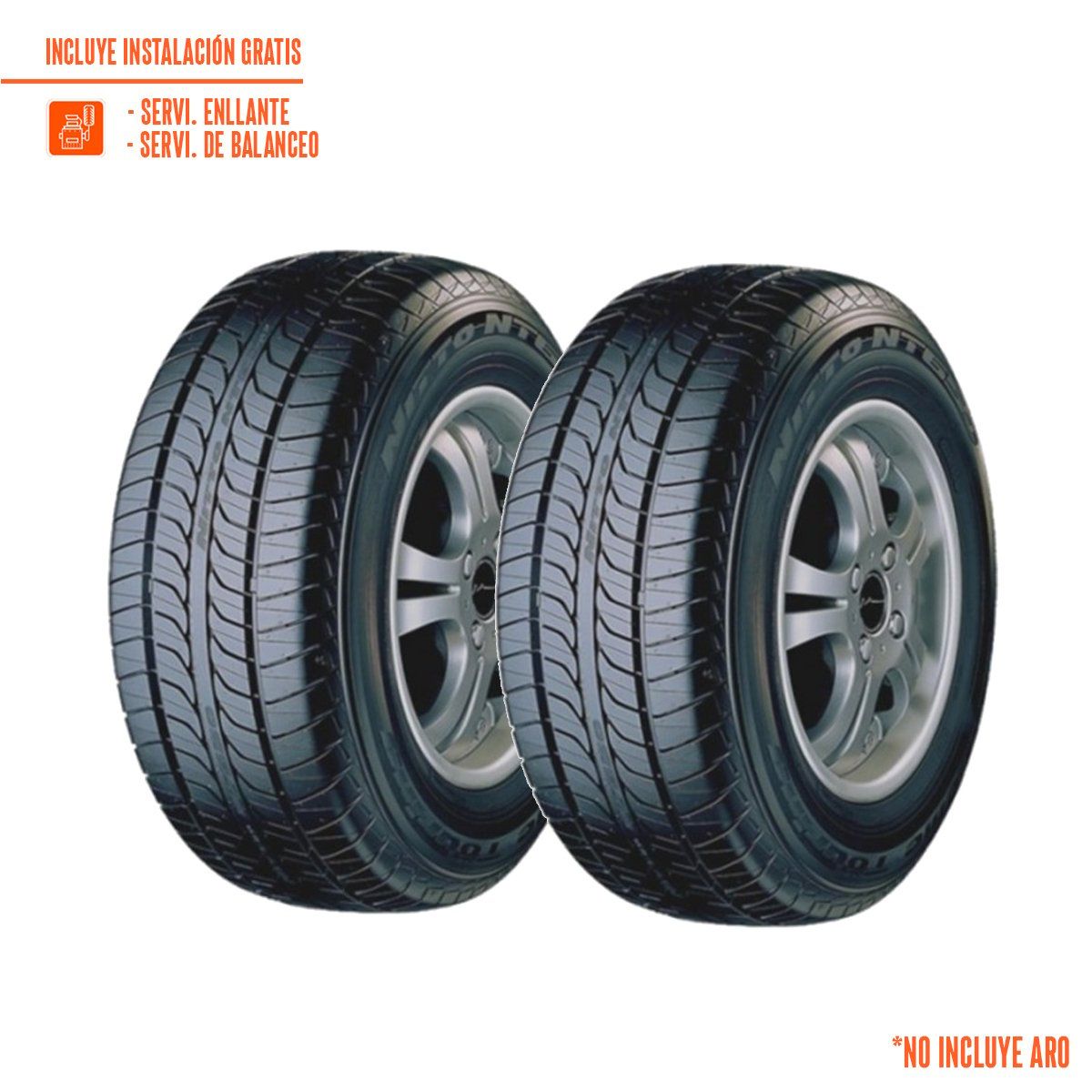 NITTO - Pack de 2 Llantas 205/60R13 NITTO NT650 86H 155830