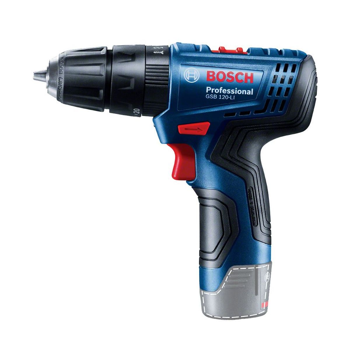 BOSCH - Taladro Percutor 3/8" 12V Baretool Bosch GSB 120-LI