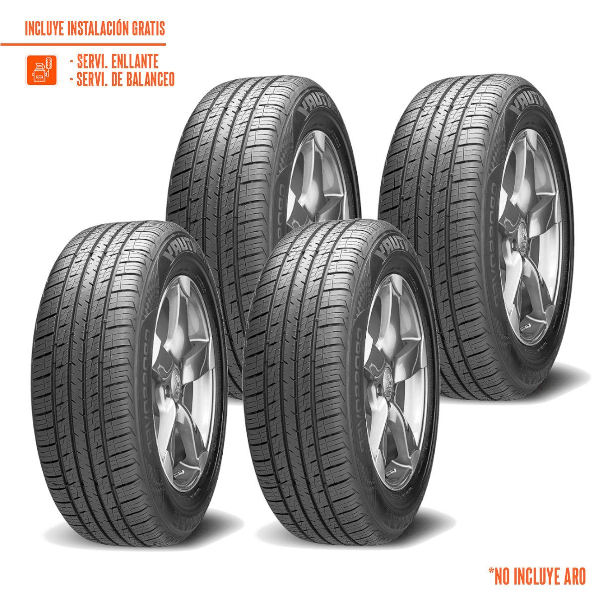 SENTURY - Pack de 4 Llantas 235/65R18 SENTURY CROSSOVER 106V