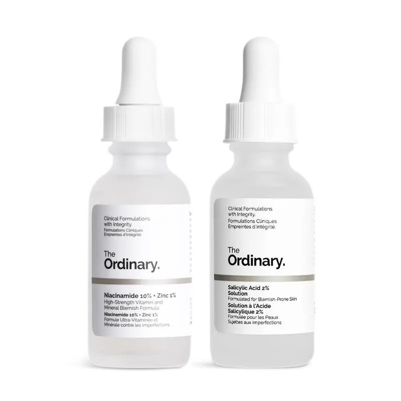 THE ORDINARY - Niacinamide 10% + zinc -1% y Salicylic Acid 2%  The Ordinary  Pack Reparador