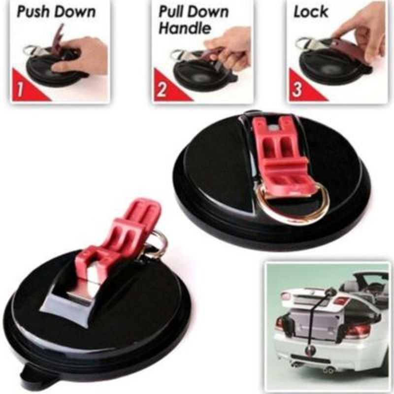 GENERICO - Sujetador Amarre Equipaje Auto Camioneta Suction Anchor Plus