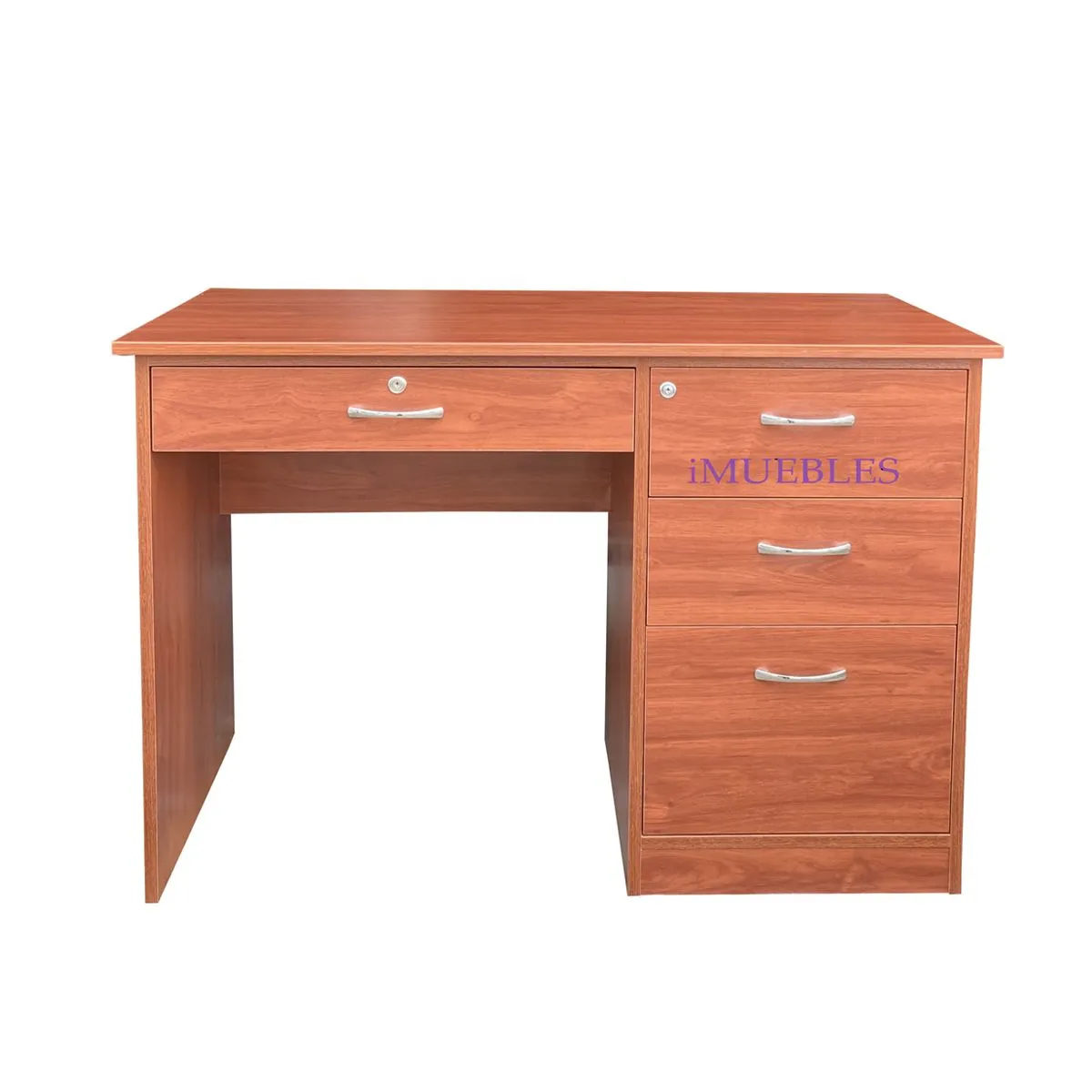 TEMEL - Escritorio Oficina Escritorio Ejecutivo Con Llave Melamina 18MM