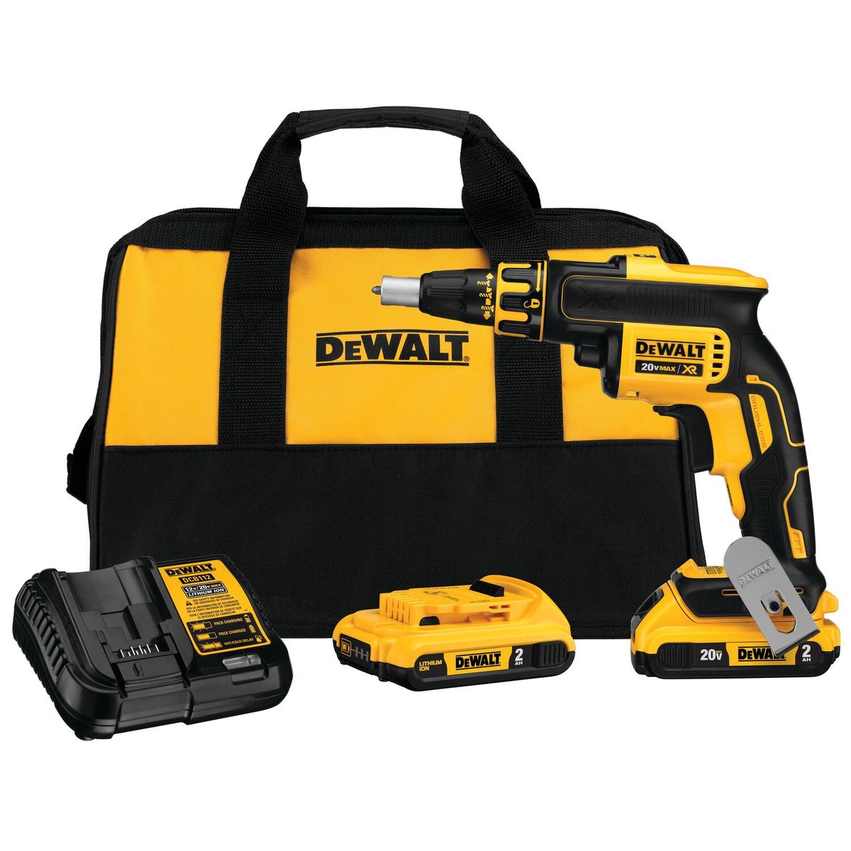 DEWALT - Atornillador para Drywall 14 20V XR + Bat y Carg Dewalt DCF620D2