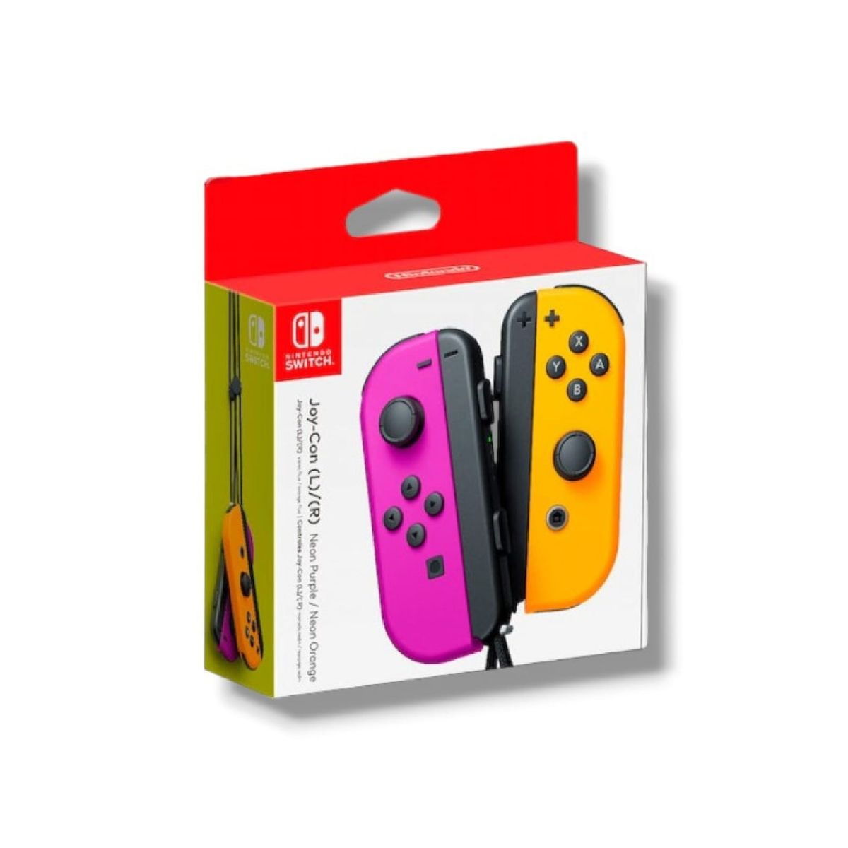 NINTENDO - Controles JOY-CON PARA NINTENDO SWITCH MORADO Y NARANJA