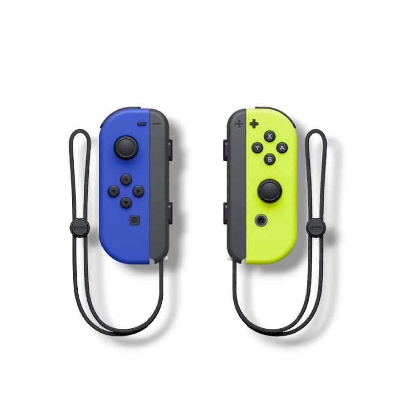 NINTENDO - Controles JOY-CON PARA NINTENDO SWITCH AZUL Y AMARILLO NEON