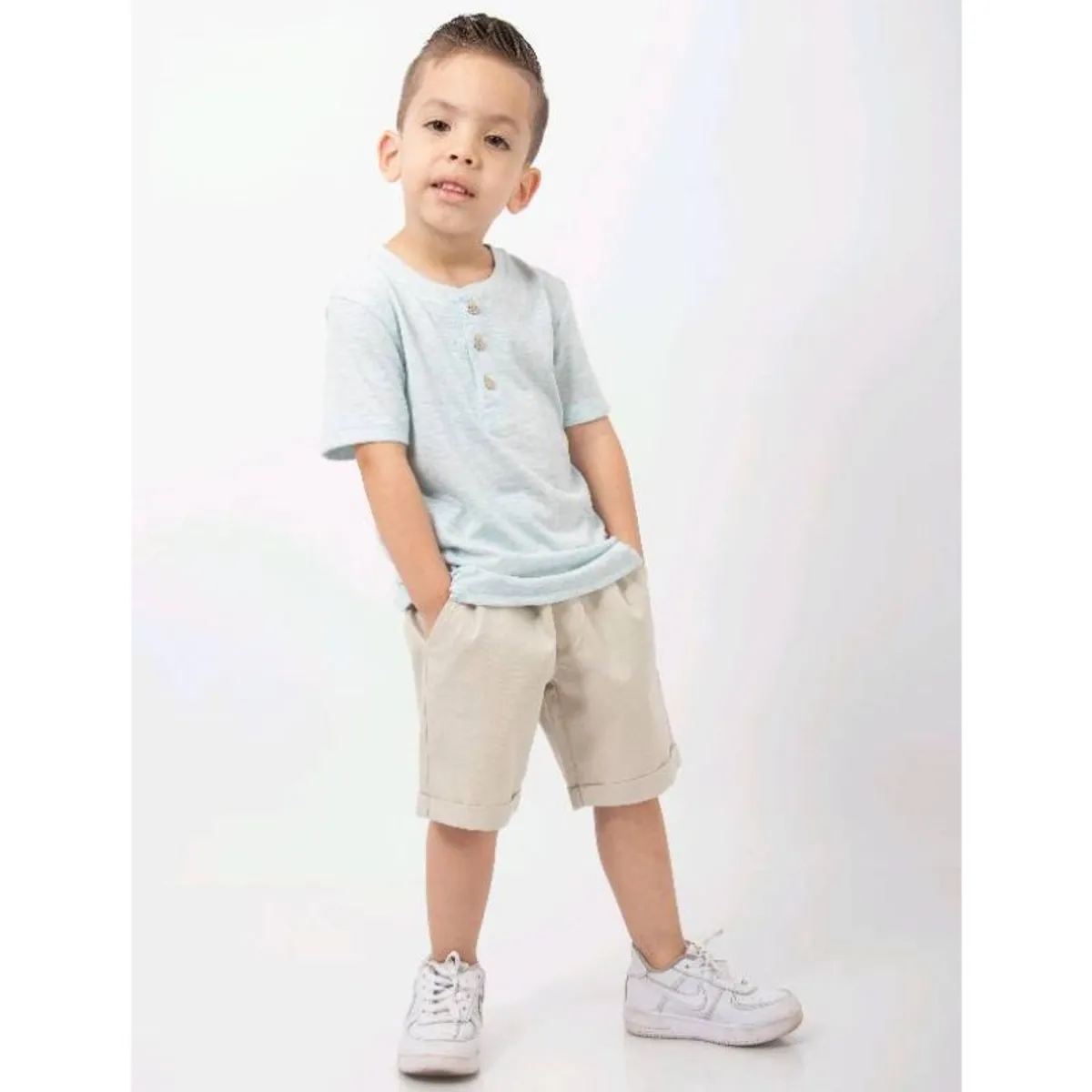 GENERICO - Polo Niño Básico Mick Color Verde Estacion 108