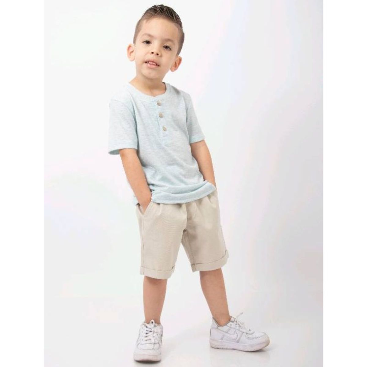 GENERICO - Polo Niño Básico Mick Color Verde Estacion 108