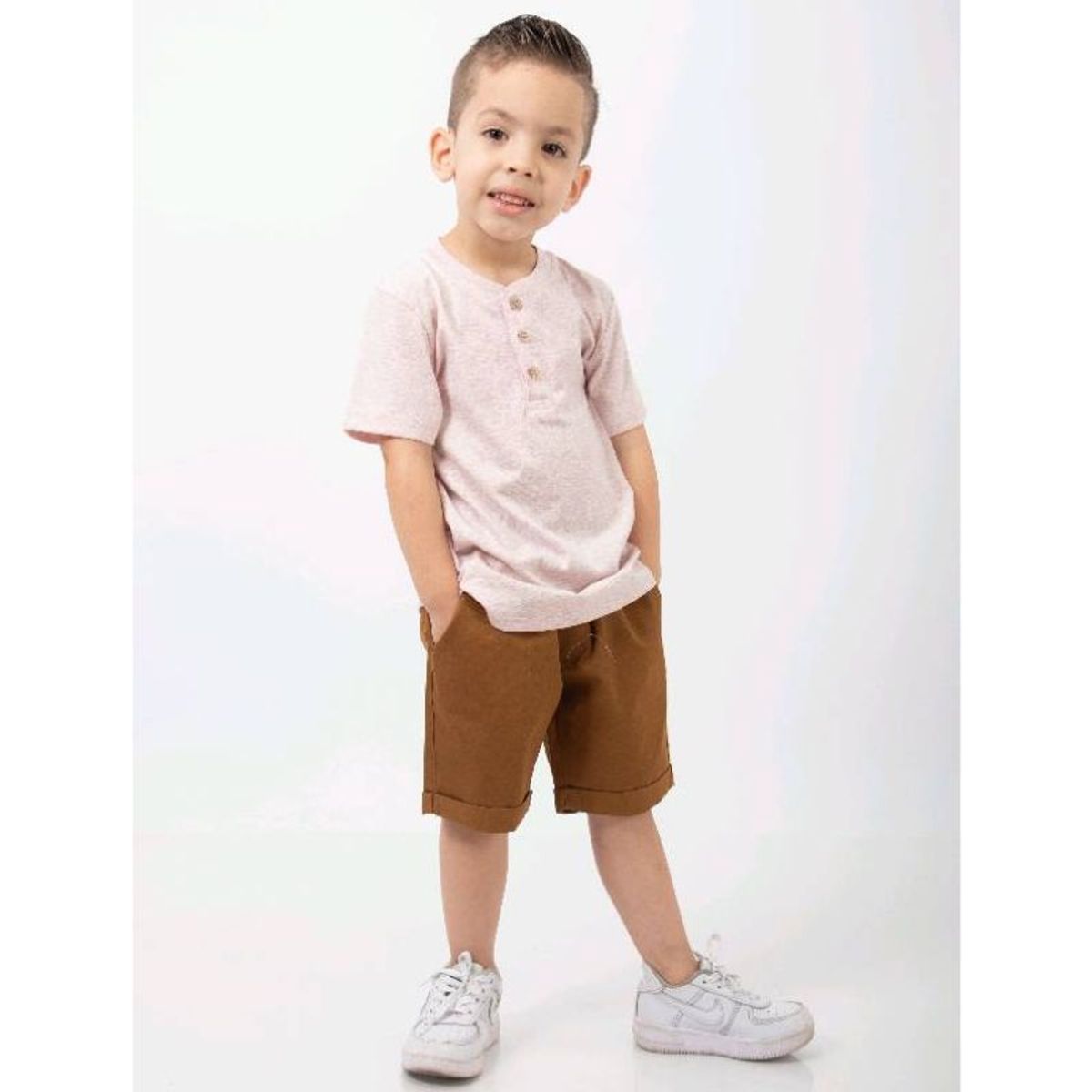 GENERICO - Polo Niño Básico Mick Color Magenta Estacion 108