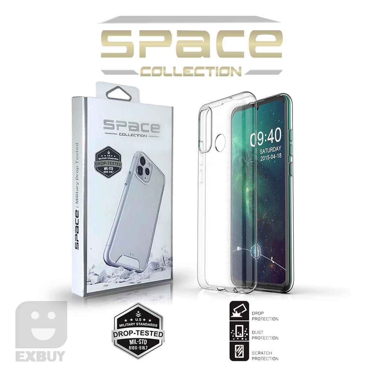 GENERICO - Case Space para Huawei Y8S.