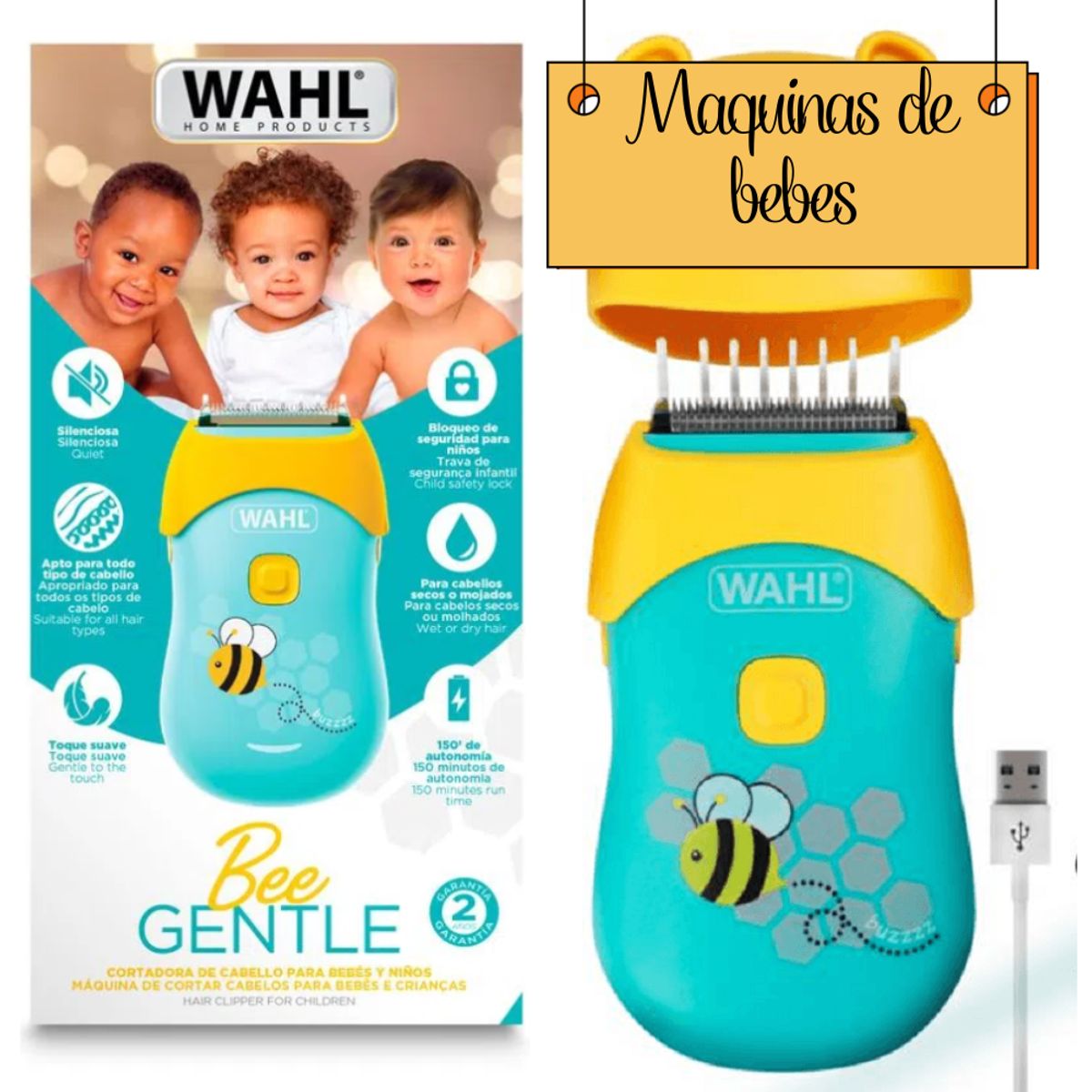 WAHL - Maquina cortadora de cabello Wahl para Bebes