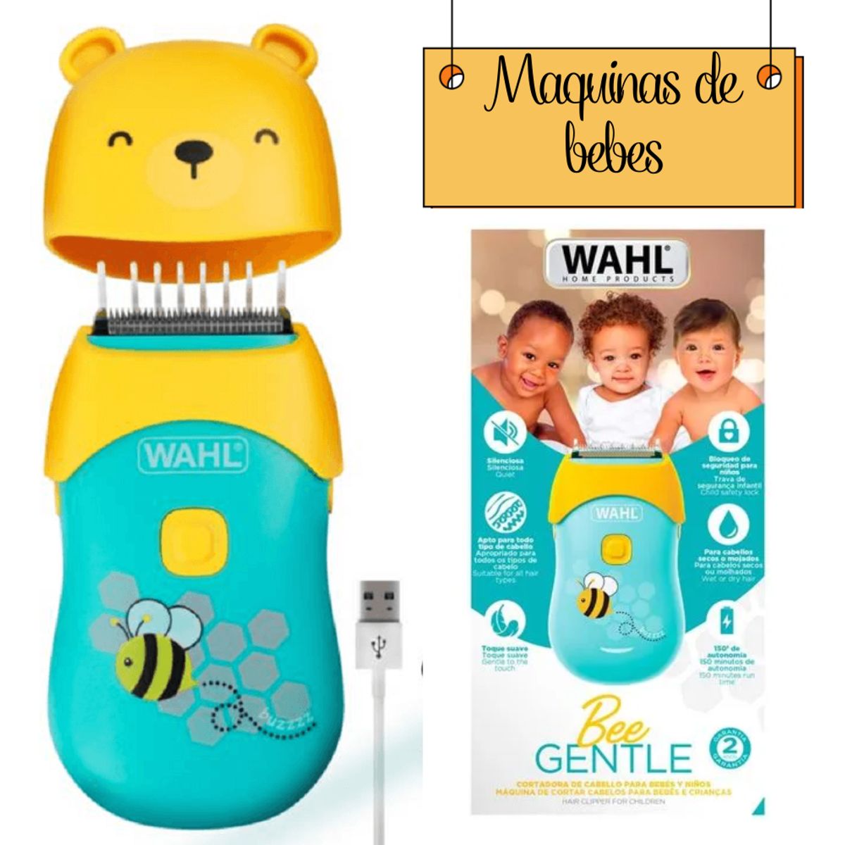 WAHL - Maquina cortadora de cabello Wahl para Bebes