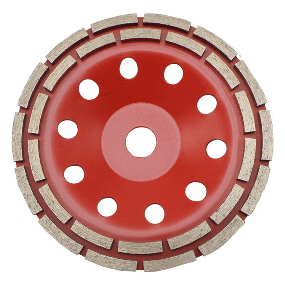 KAMASA - Copa Diamantada Doble Segmento  7" Rojo Kamasa KM515