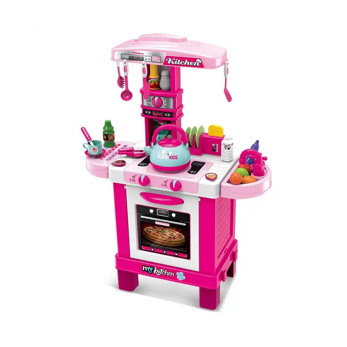 GENERICO - Set Cocina de Juguete Infantil  con Tetera Bota Vapor