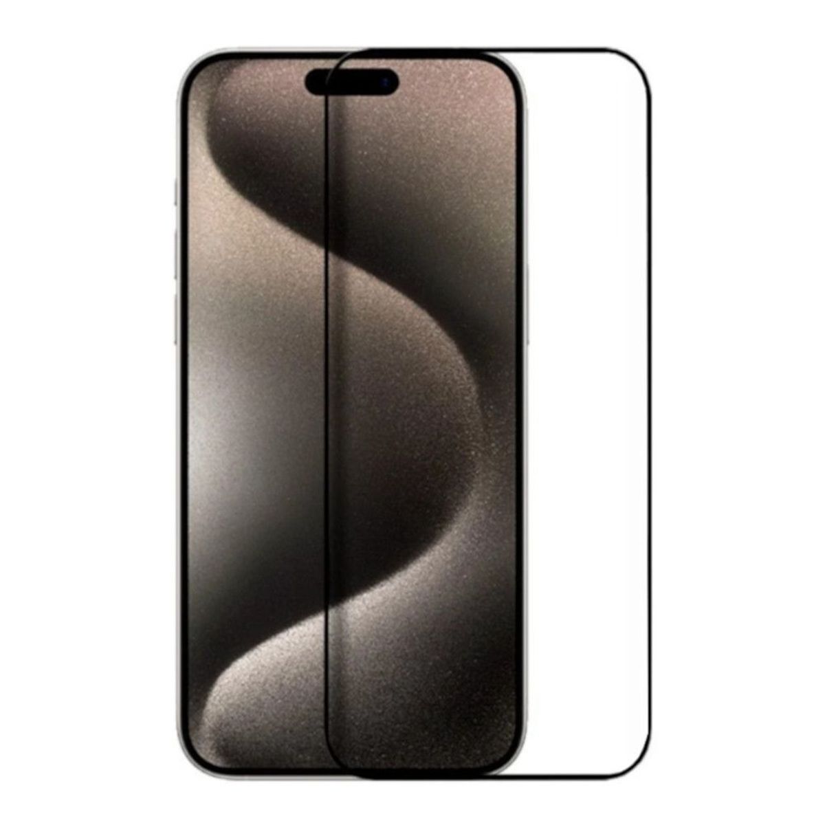 GENERICO - Protector de Pantalla para iPhone 15 ProMax Transparente de Vidrio 10D