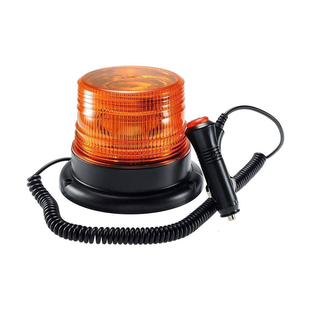 GENERICO - Circulina Estroboscópica Ámbar 12 Led Base Magnética 12/80v