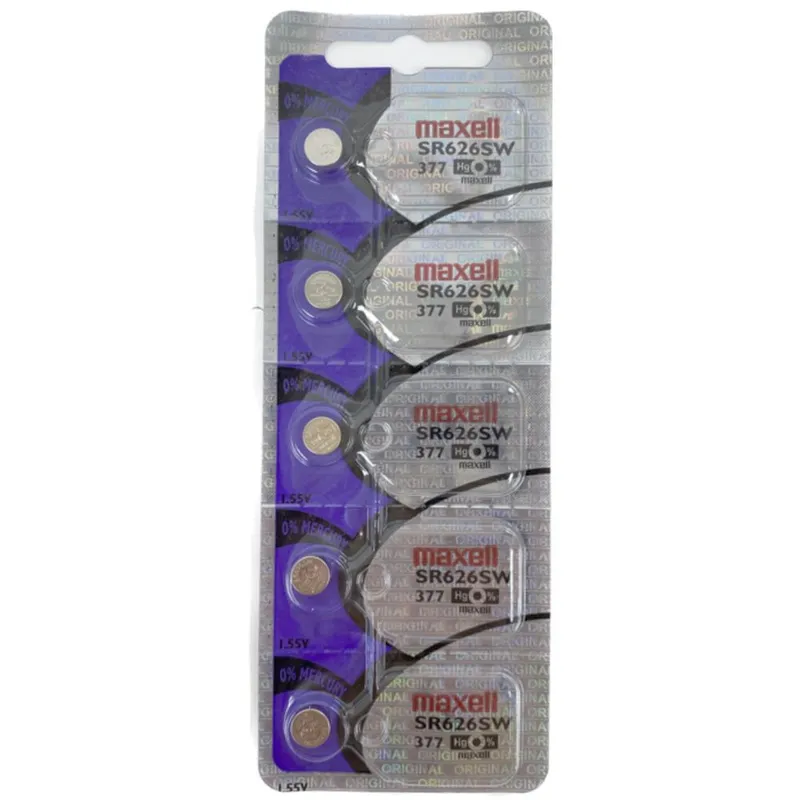 MAXELL - PILAS BOTON MAXELL AG4 377 SR626SW Alcalina