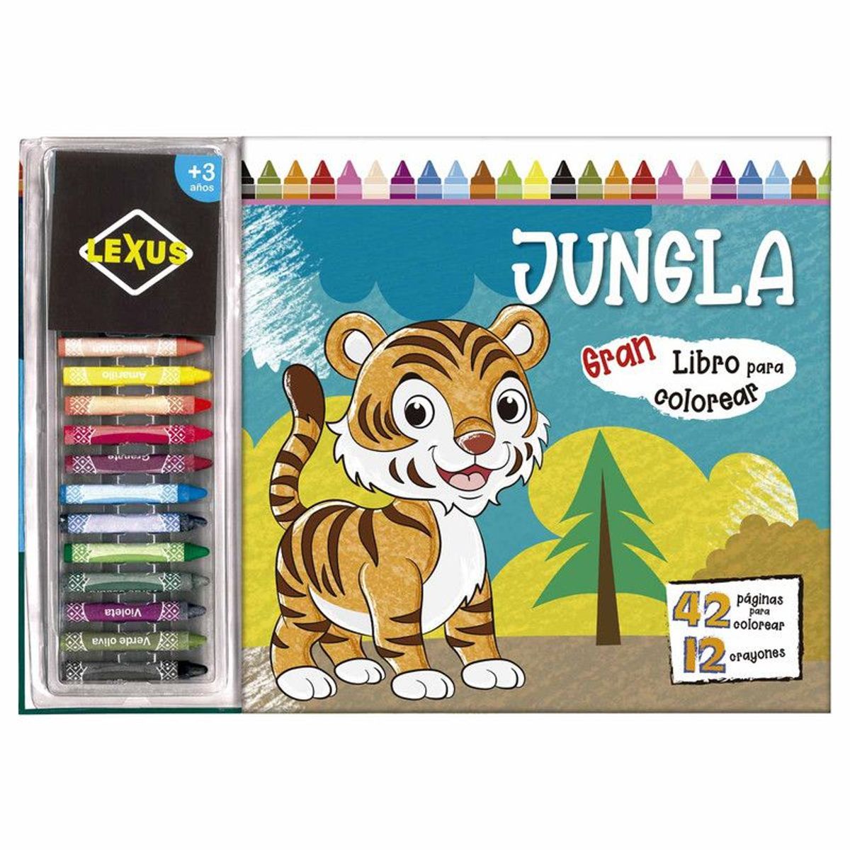 LEXUS - Jungla - Libro para Colorear