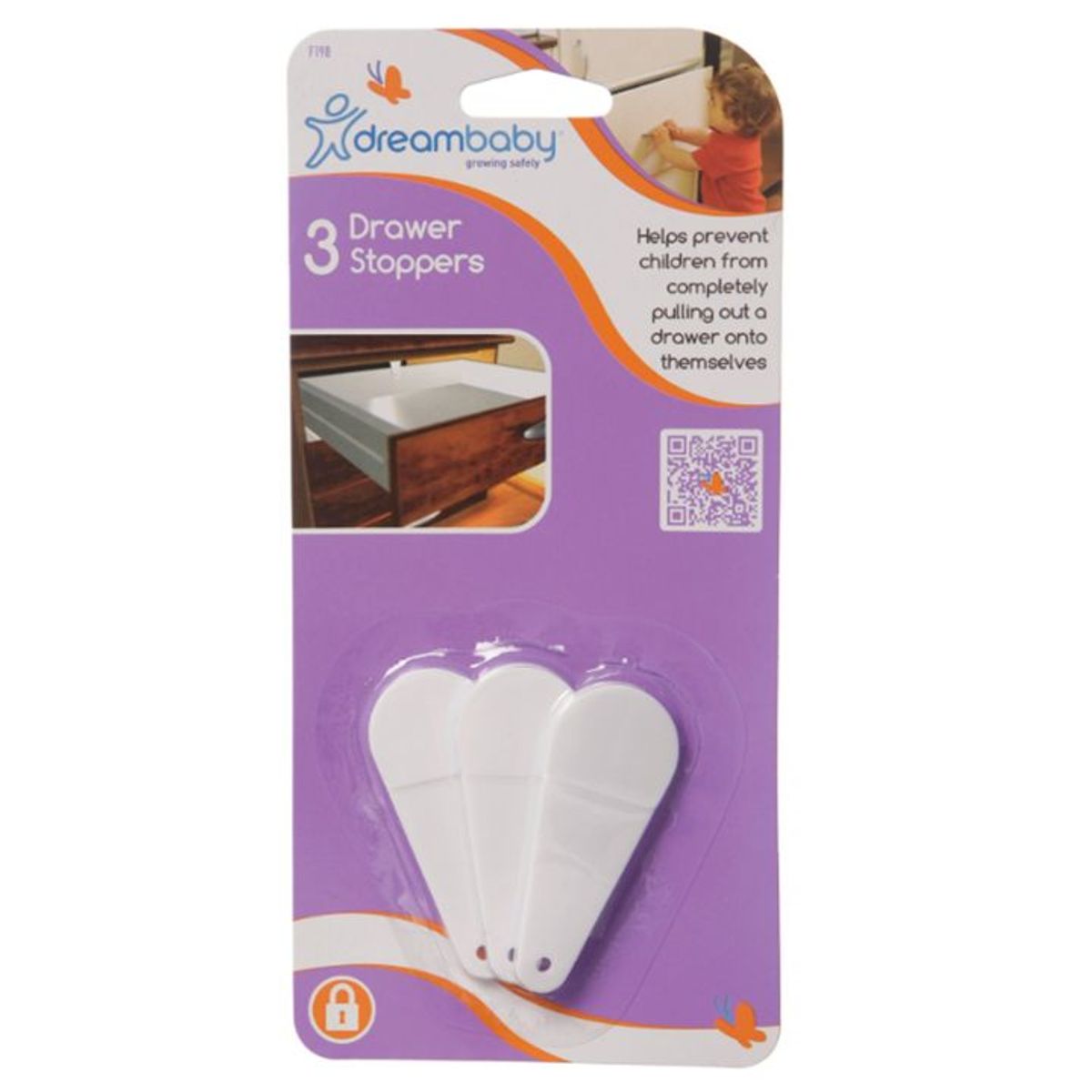 DREAMBABY - Topes antideslizamiento para cajón Dreambaby- Pack de 3