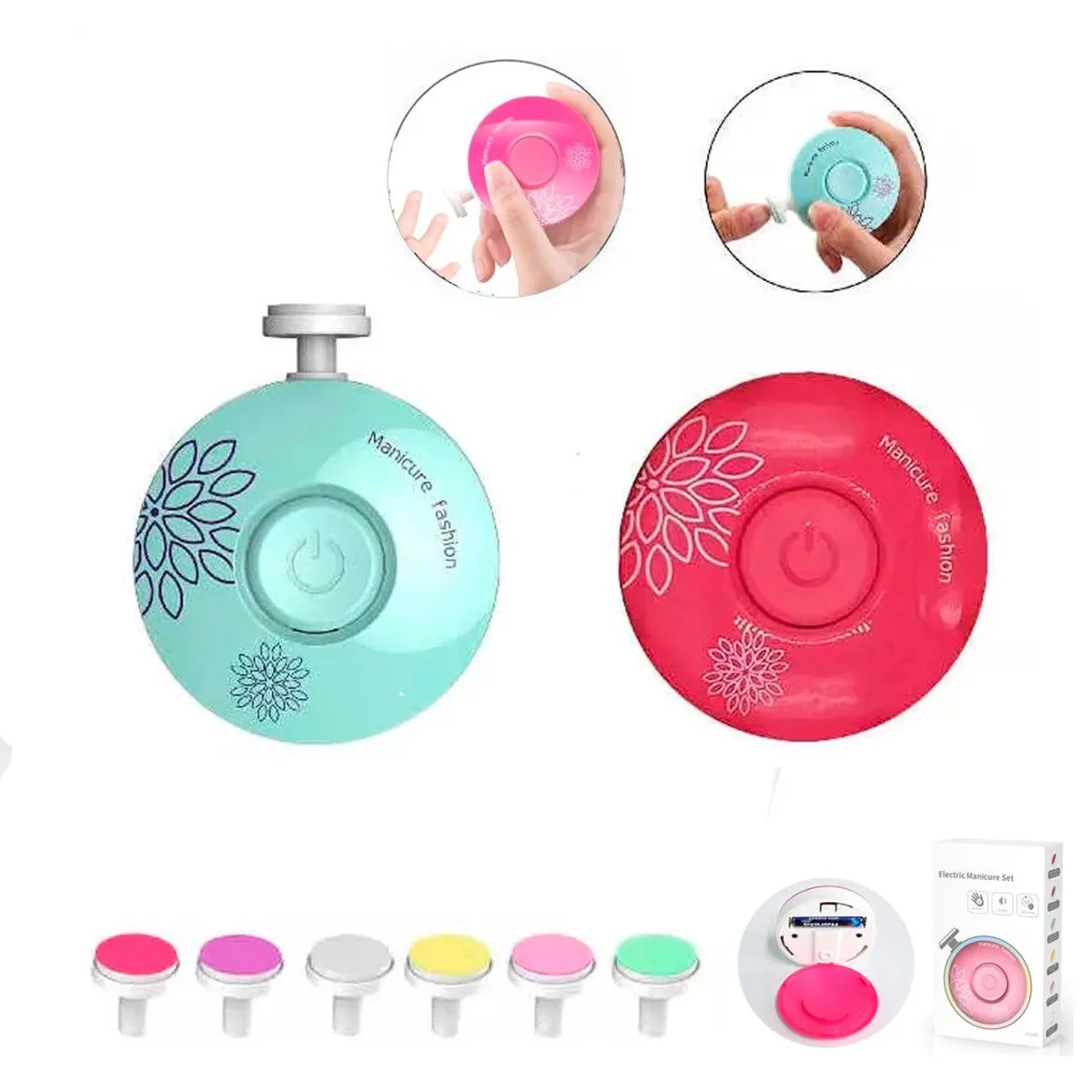 GENERICO - Cortadora de Uñas Eléctrica para Bebé