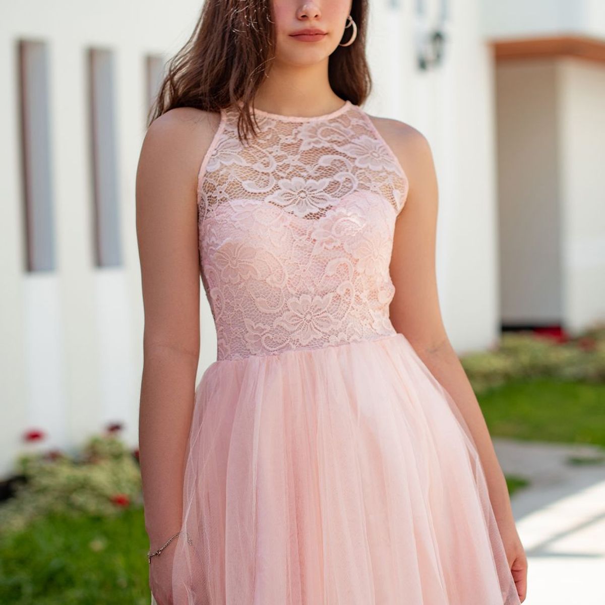 GENERICO - Vestido Encaje Julissa Color Negro Estacion 108