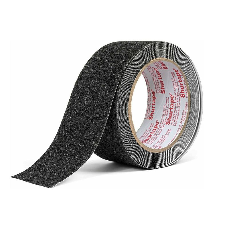 SHURTAPE - Cinta Antideslizante Negro Extra Resistente 2x5yd