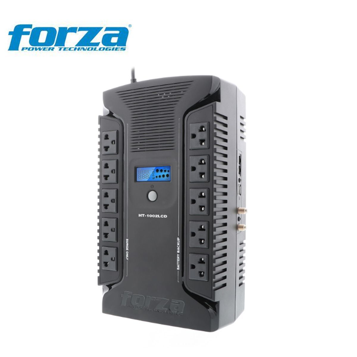 FORZA - Ups 220v / 10000va /600w 2usb -10 Tomas  Mod Ht-1002lcd