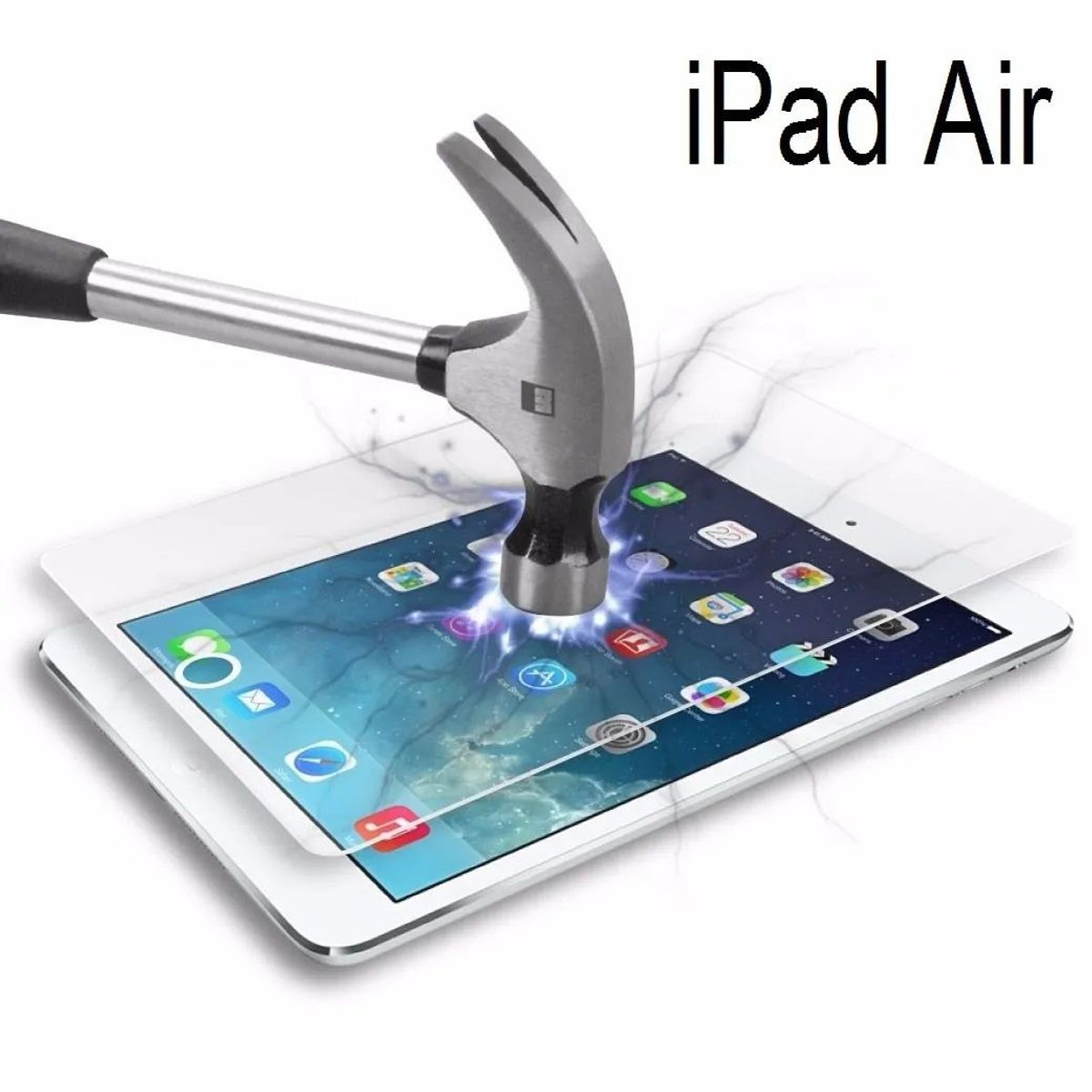 GENERICO - Protector de Pantalla para iPad Air 1 A1474 A1475 Vidrio Templado 9H