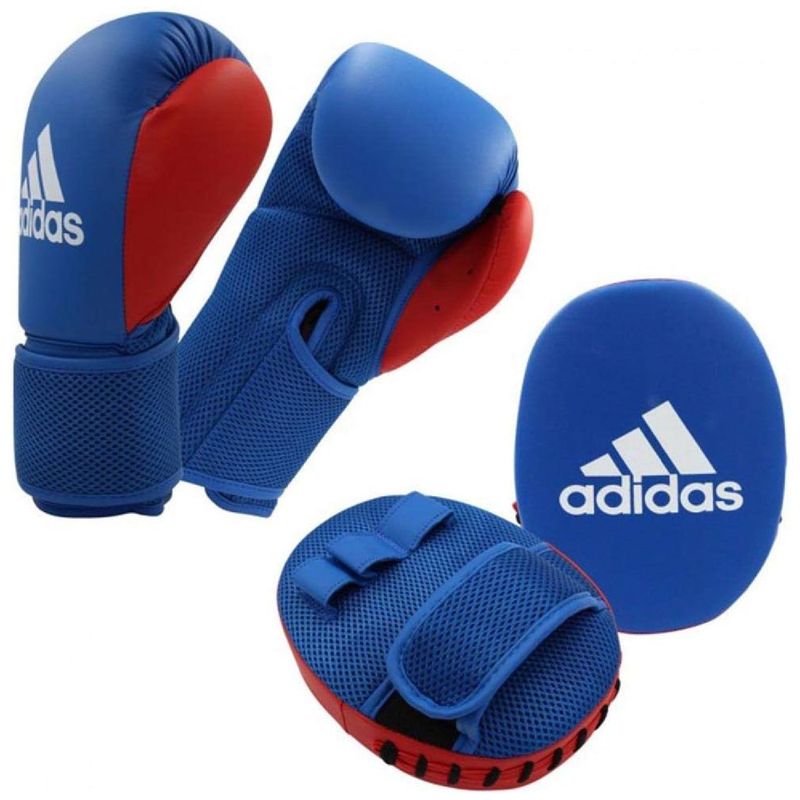 ADIDAS - Kit 2 Guantes de Boxeo Adidas Niño Azul XS