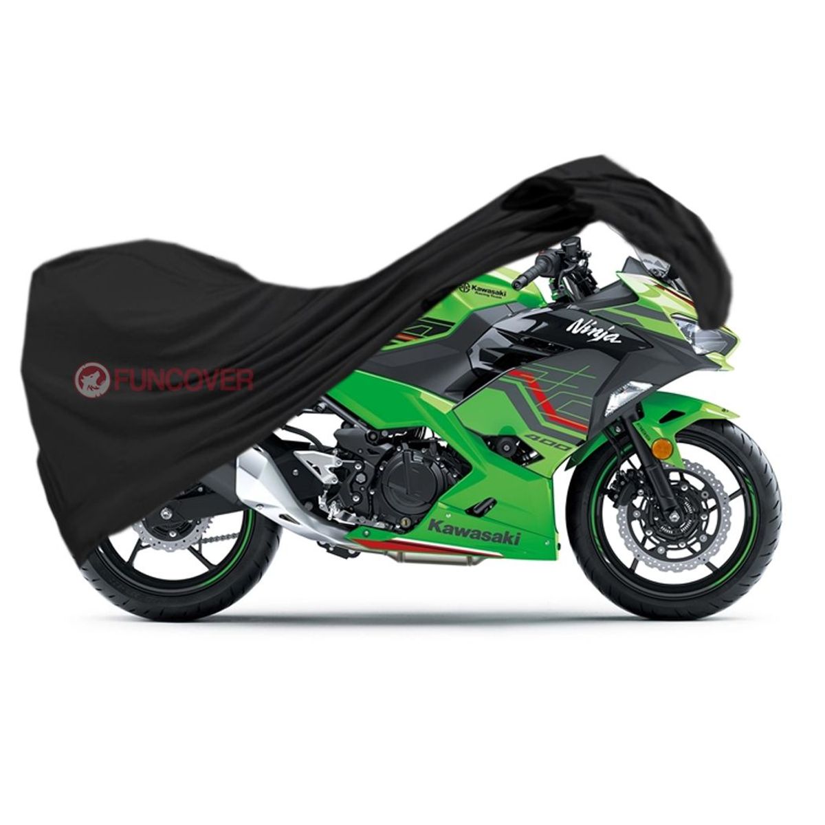 FUNCOVER - Funda Para Moto KAWASAKI NINJA 400 ABS Cobertor Impermeable Filtro Uv