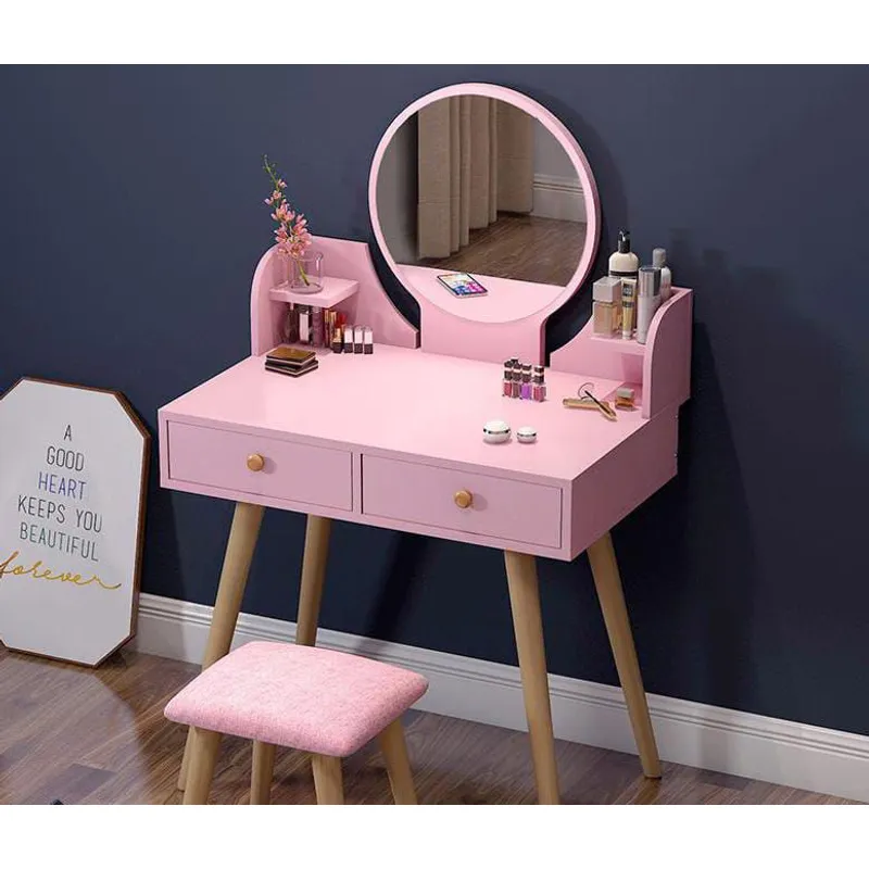 NACION MUEBLES - Tocador Vintage con Espejo Antu