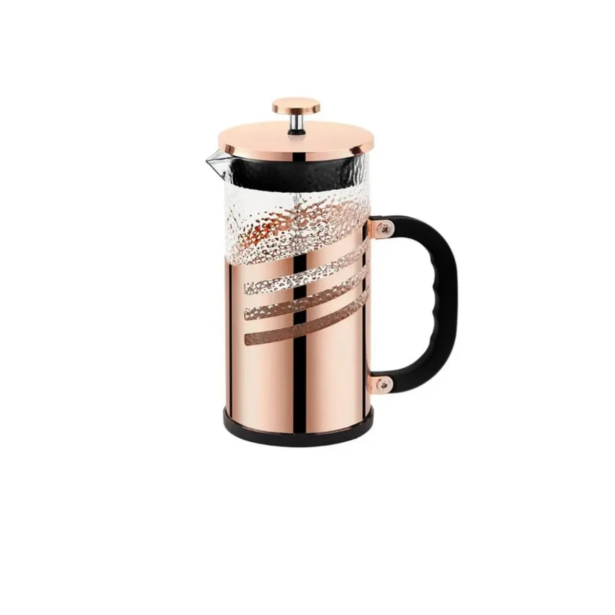 GENERICO - Cafetera Francesa Dorada de 1 L