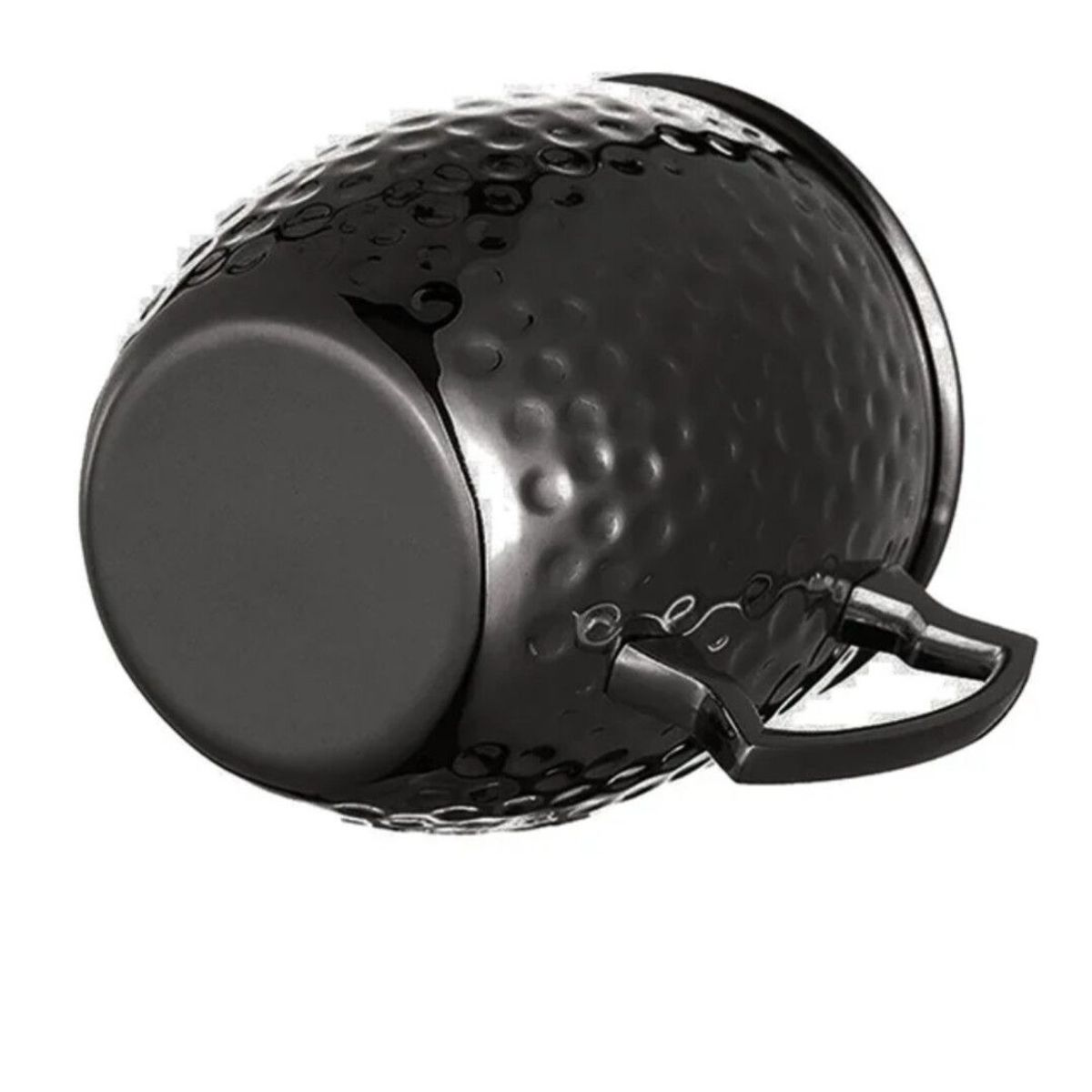 GENERICO - Taza de Cobre de Mula de Moscú Negra 500 ml