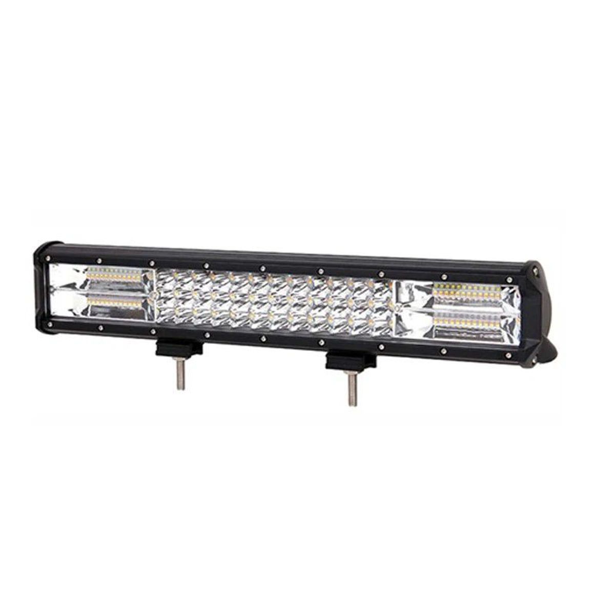 KOBO - Neblinero Led 252W 45cm Dual Blanco Ambar Y Estrobo Premiun