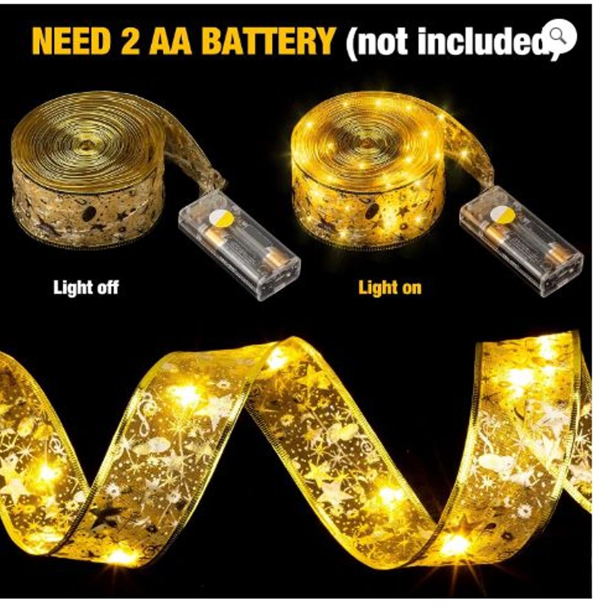 GENERICO - cinta Led Navidad para arbol multicolor