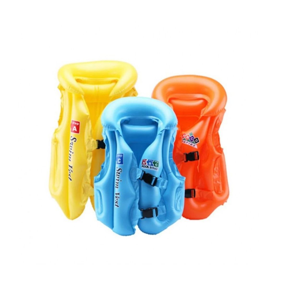 GENERICO - Chaleco Salvavidas para Niños Regulables Celeste