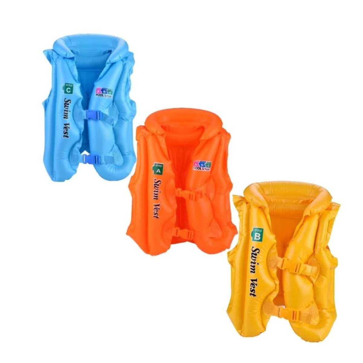 GENERICO - Chaleco Salvavidas para Niños Regulables Celeste