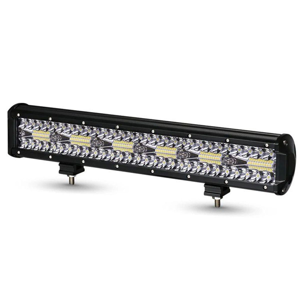 KOBO - Neblinero Led 324w 45cm Dual Blanco Ambar Y Estrobo 2en1