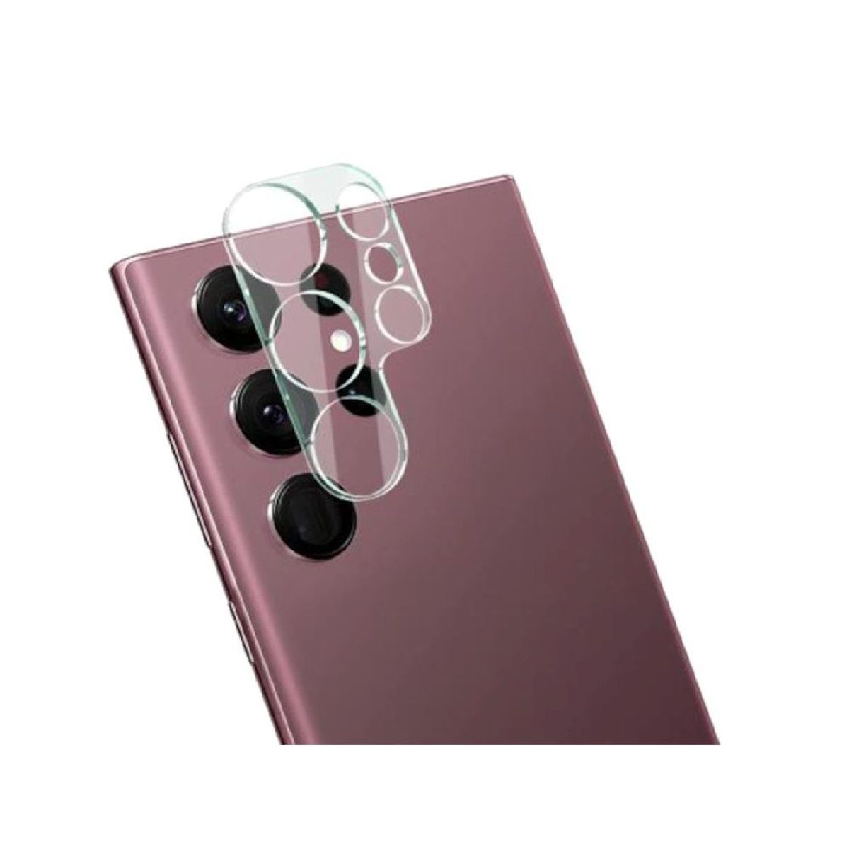 OTTOWARE - Protector de Cámara Transparente para Samsung S23 Ultra