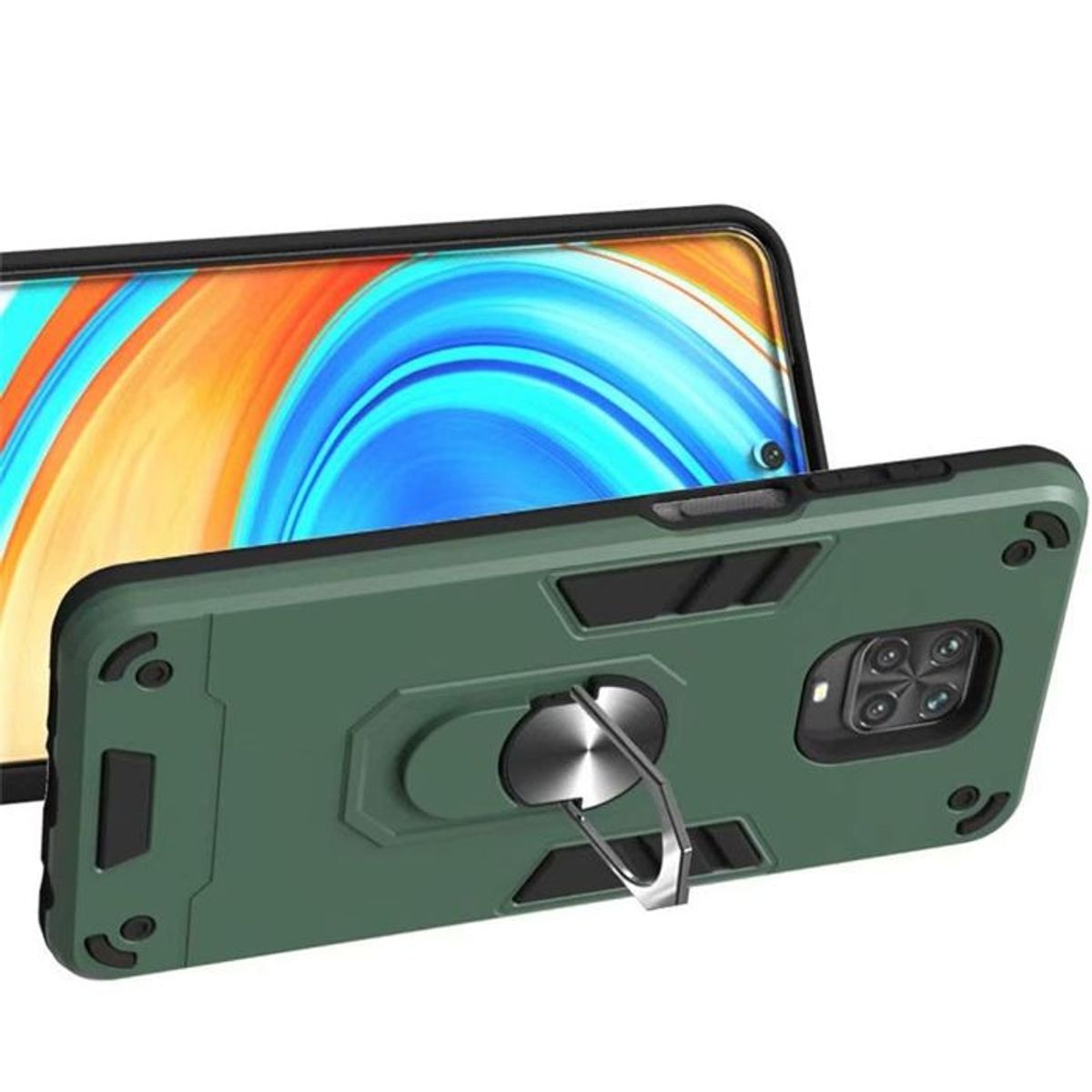 GENERICO - xiaomi note 9 pro/ note 9s funda armor verde