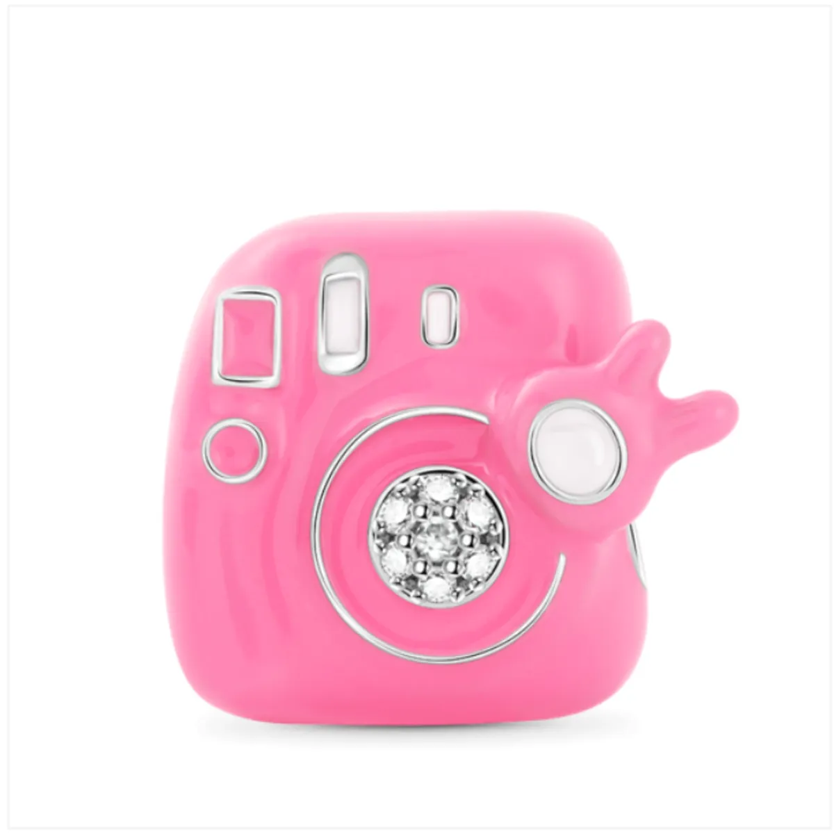 GENERICO - Charm de plata Gnoce Cámara Polaroid